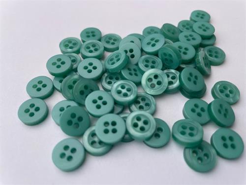 Skjorteknap - klassisk, blank og lavendel, 10 mm