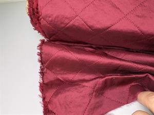 Fastvævet quiltet foer stof - smuk bordeaux 