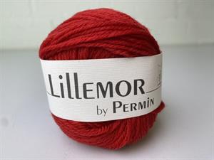 Lillemor by Permin 100% økologisk merinould - rød
