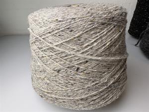 Garn 100% uld - hel cone som foto, grå