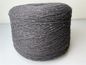 Garn 80% uld- hel cone som foto, antracit