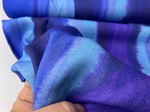 Fastvævet viscose - blurry stripe