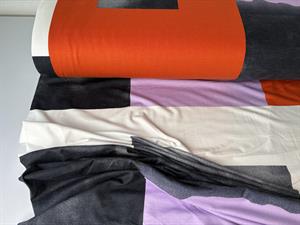 Viscosejersey - abstrakt mønster