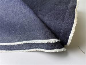 Let denim - lækker blå, fintrådet - minimalt stræk