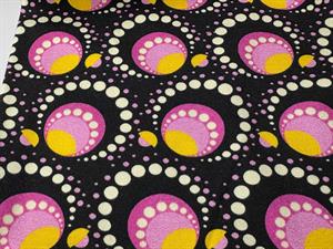 Bomuldsjersey - grafisk mønster 