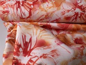 Polyesterjersey - varme brændte toner 