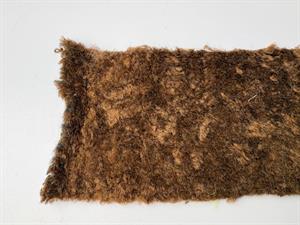 Fake fur - teddy i lækker mørk brun