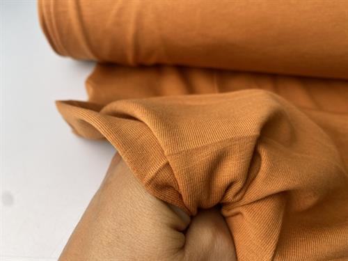 Lækker bomuldsjersey - lys terracotta