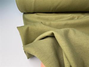 Bomuldsjersey - fintrådet, lysere armygrøn