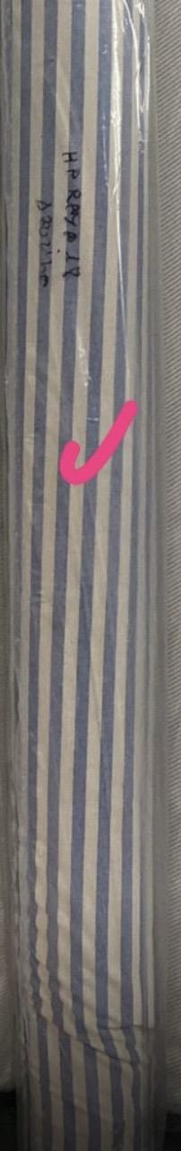 Deko canvas - hørlook striber, tillid  som foto, 280 cm bred