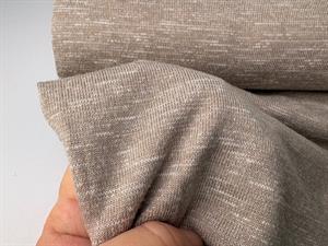 Viscose strik - strikket nougatfarvet jersey