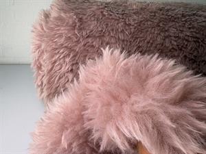 Fake fur - superblød, langhåret og lækker rosa