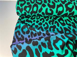 Isoli - leopard print i grøn/lilla
