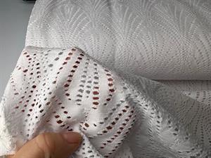 Effekt jersey - hvid med hulmønster