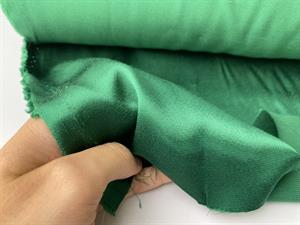 Fastvævet viscose - crepe de chine look i dyb grøn