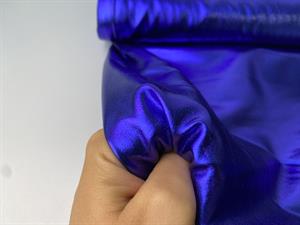 Sport / danse stof - metallic intens mørk blålilla