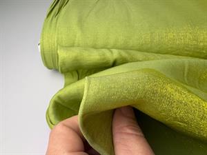 Fastvævet viscose - smuk changerende lime