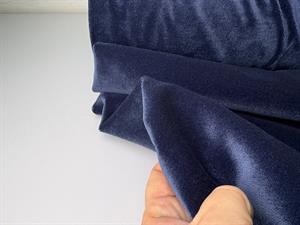 Vævet bomuldsvelour - smuk mørkeblå