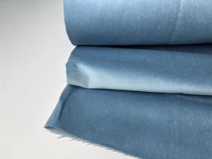 Vævet bomuldsvelour - smuk lyseblå