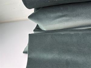 Vævet bomuldsvelour - smuk petrolgrøn