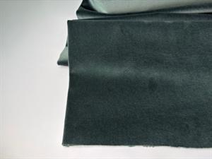 Vævet bomuldsvelour - smuk mørkegrøn