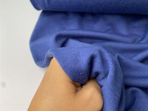 Polyesterjersey med uld - bahama dark blue