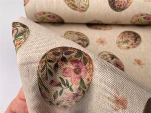 Deko canvas - påskeæg med smukke blomster