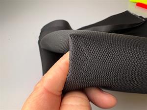 Teknisk stof - kraftig kvalitet og super slidstærk, sort