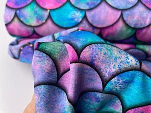 Bomuldsjersey - multi color shells