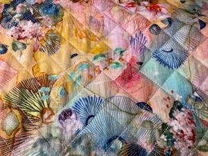 Fastvævet quiltet stof - bambino multicolor