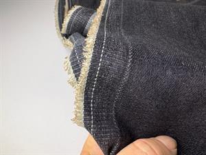 Twillvævet denim med stræk - blueblack og drønlækker, fantastisk stræk