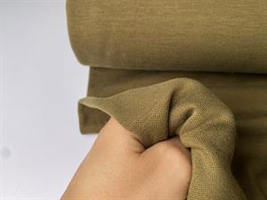 Piquestrikket jersey - deluxe i taupe green
