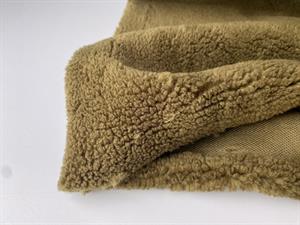 Teddy pels - taupe green