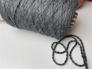 SOGNO - tykt, lækkert og blødt garn, gråmeleret