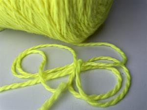 SOGNO - tykt, lækkert og blødt garn, neongul