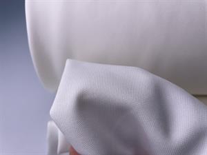 Luksus specieljersey med viscose - tosidet mat og blank i offwhite
