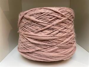 Flambe - blødt flamegarn i antik rosa, ca. 1 kg