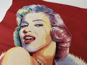 Gobelin - 1 stk. pudestykke med Marilyn Monroe 47 cm x 47 cm