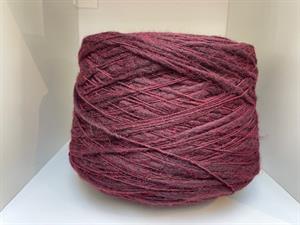 Flambe - blødt flamegarn i bordeaux, hel cone