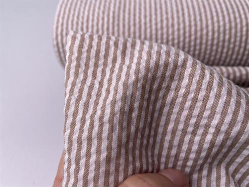 Bæk og bølge - lækre striber i beige / offwhite