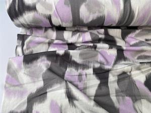 Viscosejersey - blurry i grey / lilac