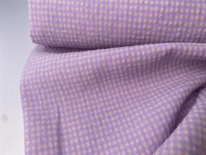 Bæk og bølge - garnfarvet og ternet i pastels