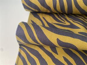 Twillvævet bomuld - fashion zebra print