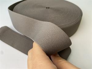 Blød elastik - velegnet til undertøj 4 cm, mørk taupe