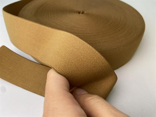 Blød elastik - velegnet til undertøj 4 cm, brun