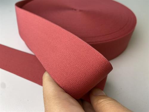 Blød elastik - velegnet til undertøj 4 cm, mørk blush