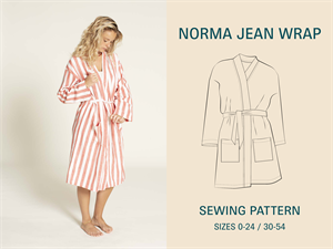Wardrobe By Me snitmønster - Norma Jean Wrap