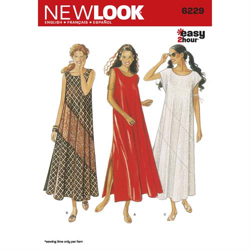 New look kjole 6229 str. 36-46