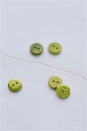 Corozo button fra mind the maker - i flot lime, 11 mm