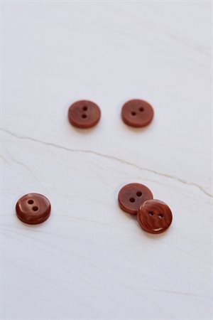 Corozo button fra mind the maker - i flot sienna, 11 mm
